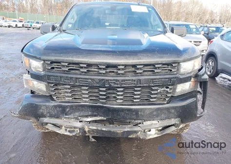 2021 Chevrolet Silverado 1500 4Wd Short Bed Custom из США, поврежденный, VIN 1GCPYBEK2MZ237331